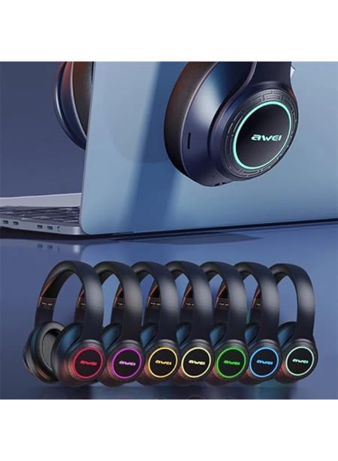 أوي سماعات ستيريو لاسلكية من اوي A300BL قابلة للطي - اسود - Image 3